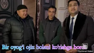 Bir oyog'i ojiz bolani oldiga bordi.Jasurbek Mavlonov.