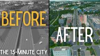 What happens when you remove a highway? 15-Minute City 32 | Cities Skylines