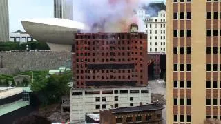Wellington building demolition -Albany, NY 8/23/14
