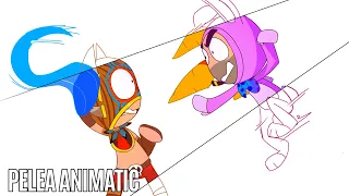 pelea(intento de animación xd)(beachbuggyracing2) oog-oog vs benny