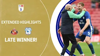 LATE WINNER! | Sunderland v Cardiff City extended highlights