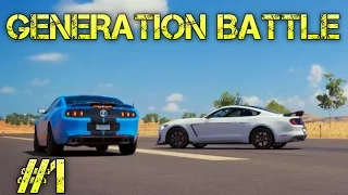 Forza Horizon 3 Generation Battle - Part 1 - Shelby GT500 vs. Shelby GT350R