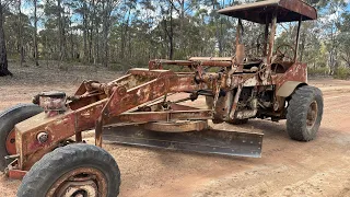 1947 NUFFEILD GRADER REVIVAL PARKED & FORGOTTEN FOR 20 YEARS