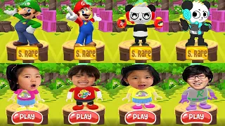 Tag with Ryan Kaji Family Costumes vs Super Mario World vs Combo Crew