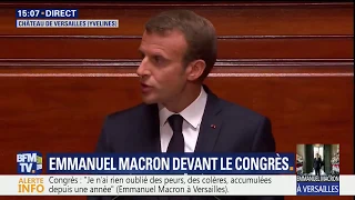 Emmanuel Macron devant le Congrès de Versailles - Son discours en intégralité