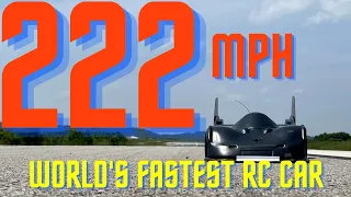 WORLD'S FASTEST RC CAR   222mph  Arrma Limitless GT  (stock length)