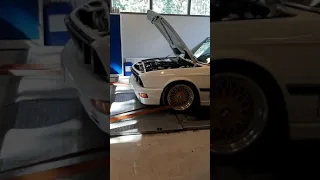 BMW E28 M60 turbo dyno
