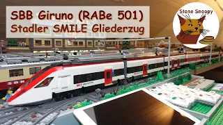 SBB Giruno (RABe 501 - Stadler SMILE Gliederzug) - LEGO & Co. MOC 🇨🇭