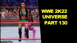 WWE 2K22 Universe Naomi vs Indi Hartwell Part 130