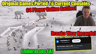 Star Wars Battlefront 2 Original Is Being Ported To Current Gen, Embarrasses EA! Record Views!