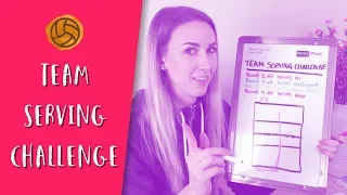 Volleyball Team Serving Challenge | Mental Toughness Training