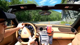 Enjoying the Flat 6 Symphony in my 2006 Boxster S