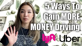 5 WAYS TO INCREASE EARNINGS AS AN UBER/LYFT DRIVER!