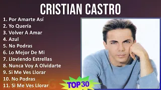 C R I S T I A N C A S T R O 2024 MIX 30 Grandes Exitos T11 ~ 1990s Music ~ Top Latin, Latin Danc...