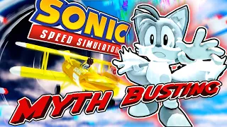 *NEW* BUSTING 5 NEW MYTHS in the CLASSIC TAILS UPDATE (SONIC SPEED SIMULATOR)