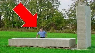 AMAZING VIDEO! Man Lifts 20 Ton Block By Hand?