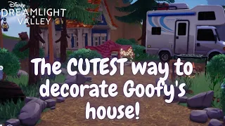 The CUTEST way to decorate Goofy's and Buzz's house (Forest of Valor) in Disney Dreamlight Valley!