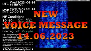 UVB-76 NEW VOICE MESSAGE (14.06.2023) 17:00 UTC