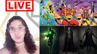 LIVE FROM THE HIVE: NEW GODS CANCELED, CONCEPT ART FOR GREEN LANTERN, WE LIVE IN A SOCIETY SCENE