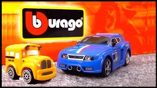 Toy Cars: CRASH SUPERHEROES! Bussy & Speedy Toy Cars Construction Demo - Videos for Kids Compilation