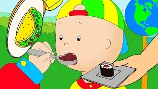 Caillou en Español | Caillou y la Comida Internacional | Dibujos animados para niños