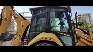 I put foil on the windows ---- CAT 432 - 2022 #caterpillar #new #cat #romania