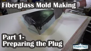 How to Make a Fiberglass Mold from an Existing Part: Part 1 Preparing the Plug - Custom CX500 Moto