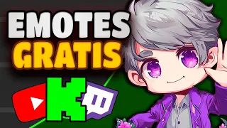 Como hacer EMOTES para KICK/Twitch GRATIS