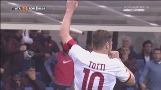 Francesco Totti Goal Vs Atalanta (AWAY) 17/04/2016 [DL LINK HD]