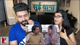 Sui Dhaaga - Made in India Trailer Reaction | Anushka Sharma, Varun Dhawan |