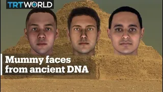 Faces of three ancient Egyptian mummies brought to life using 2,000-year-old DNA