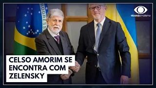 Na Ucrânia, Celso Amorim se encontra com Zelensky