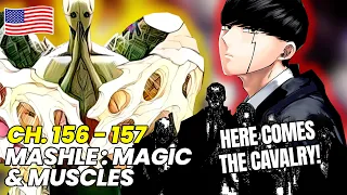 Innocent Zero went into GOD MODE! Battle is at a stalemate.. | Mashle Chapter 156 to 157 Manga Recap