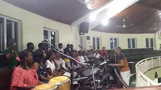 Jude Nnam  in rehearsal with Charles Borromeo Catholic Church Choir, V/I Lagos. | Holy Holy