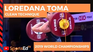 Loredana Toma: 128 KG clean at the IWF Worlds 2019