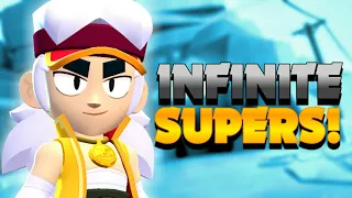 Brawl Stars,but I have infinite supers!