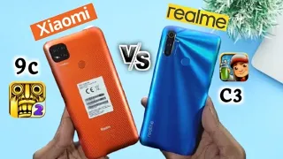 Realme C3 VS Xiaomi Redmi 9C | Compare and Speed Test | G70 VS G35 | Gaming Test| Hindi/Urdu