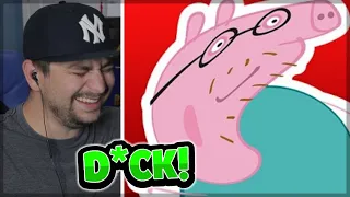 WHAT AN A**! - [YTP] Daddy Pig Ruins Everything!! REACTION!