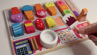 [💸toy asmr💸] Wood Ice Cream Shop🍦나무 아이스크림 가게 장난감