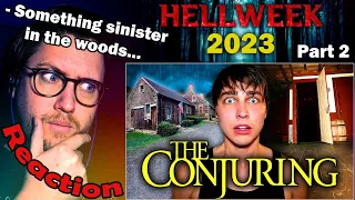 Sam and Colby Surviving A Week at The Real Conjuring House PT 2 REACTON! | THE WOODS & THE MEDIUM