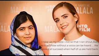 EMMA WATSON & MALALA| Amazing Interview |motivational(English Subtitles)