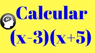 Multiplicación de polinomios, (x-3)(x+5)=x²+2x-15