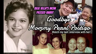 JULIE VEGA'S MOM PASSED AWAY! (Goodbye Mommy Pearl)