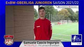 EnBW-Oberliga - FV Lörrach Brombach - 21/22 - Samuele Cascio Ingurgio