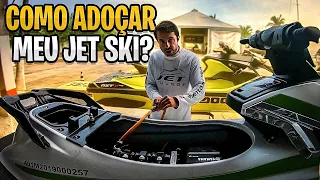 How do I "sweeten" my Jet Ski correctly?