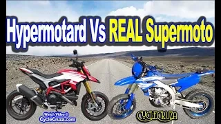 Ducati Hypermotard Vs REAL Supermoto