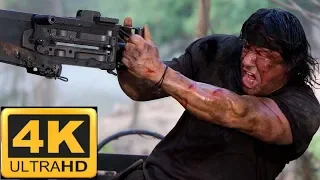 Рэмбо Шинкует Азиатов из Тяжёлого Пулемёта | (18+) 4К Ultra HD | Рэмбо IV | Rambo