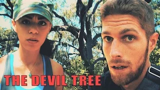 (HAUNTED?) WE WENT BACK TO THE DEVIL TREE (SHE CAUGHT A DOOR CLOSING)