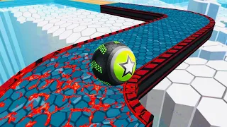 🔥Going Balls: Super Speed Run Gameplay | Level 111 - 115 Walkthrough | iOS/Android | Full Screen 🏆
