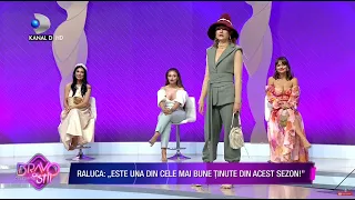 Bravo, ai stil! – Raluca, vrajita de tinuta Alexandrei: "Este una dintre cele mai bune tinute...!"